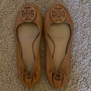 Brown Tory Burch flats size 10
